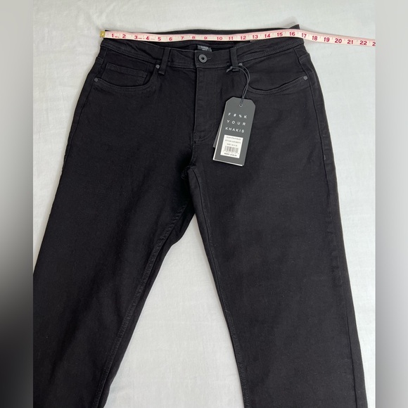 NYC The Perfect Jean Men’s Athletic Fit Stealth Black Size 34 X 30 NEW - Picture 4 of 9